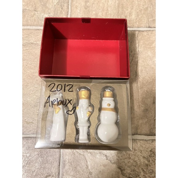 STARBUCKS 2012 Christmas Tree Ornaments Decor~Fox~Snowman~Nutcracker,  new‎ - Picture 7 of 7